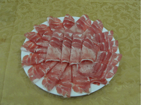 渤海黑牛 牛舌肉 肉片